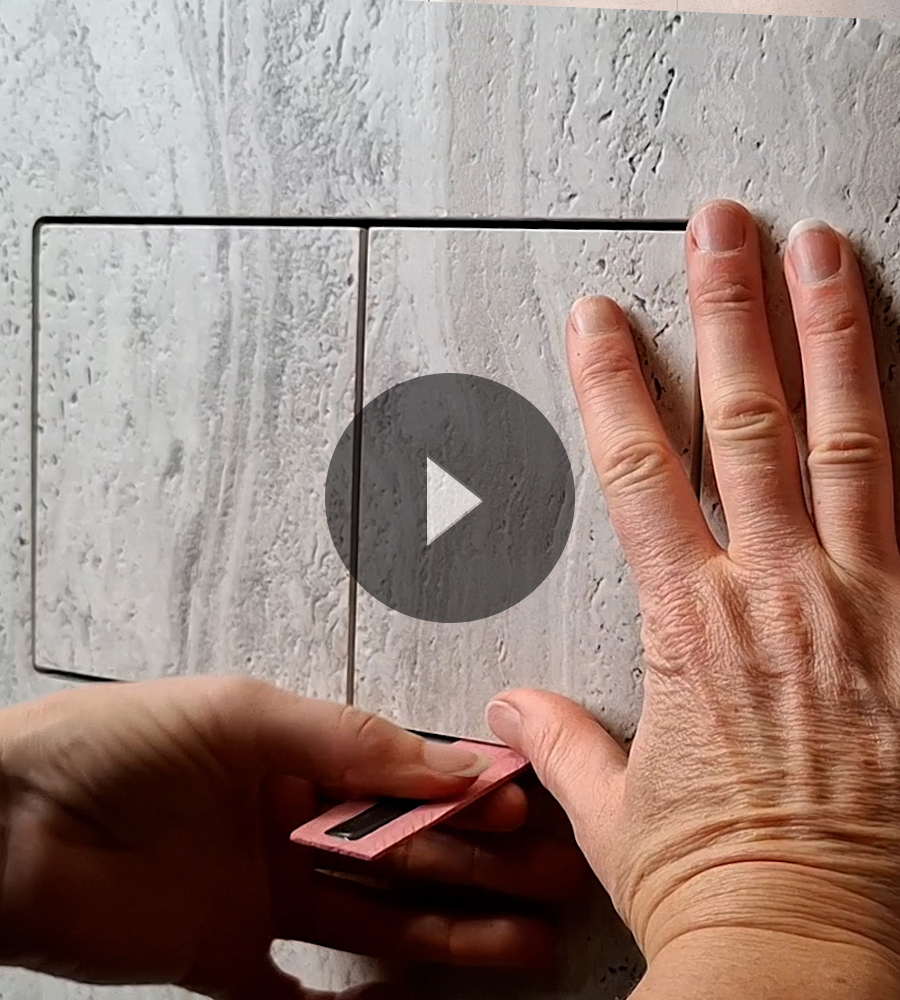 Montagevideo Drückerplatte Square